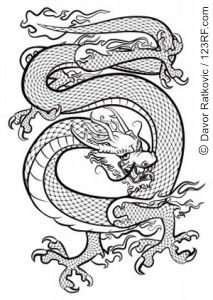 Drache (einer von den vier "Himmlischen Tieren")
