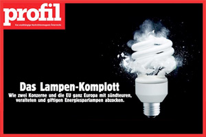 Die Tragödie Glühbirnen-Tod und Energiesparlampe 2 "Das Lampen-Komplott" im profil 37/2012