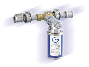 Grander Installation in Wasserleitung (©grander.com)