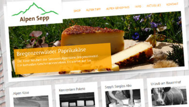 Alpen Sepp, Produktqualität aus Österreichs Alpen - JETZT bei Ihnen zuhause