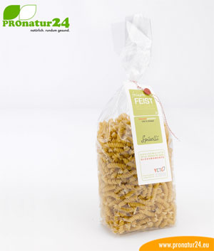 Edle Spirelli aus 100% bestem Dinkel