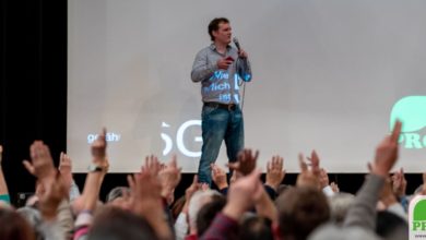 Themenabend "Wie gefährlich ist 5G?" mit mir, Dietmar Hohn als Referent zur Baubiologie. (© Ben Hämmerle Photography)